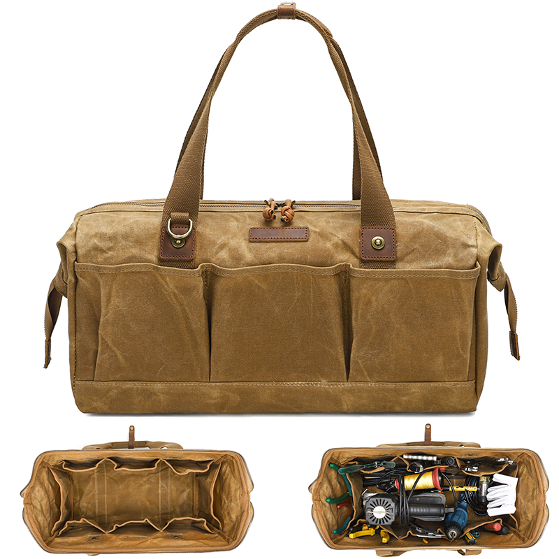 Mini Workshop Tools - Heavy Duty Waxed Canvas Tool Bag