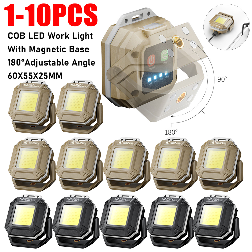Mini Workshop Tools - 1-10PCS COB LED Work Light With