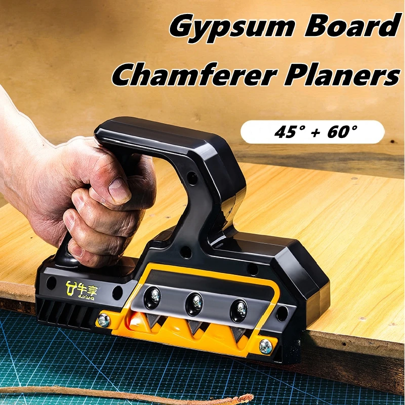 Hand Plane Block - 45°/60° Woodworking Chamferer Planers Plasterboard Quick