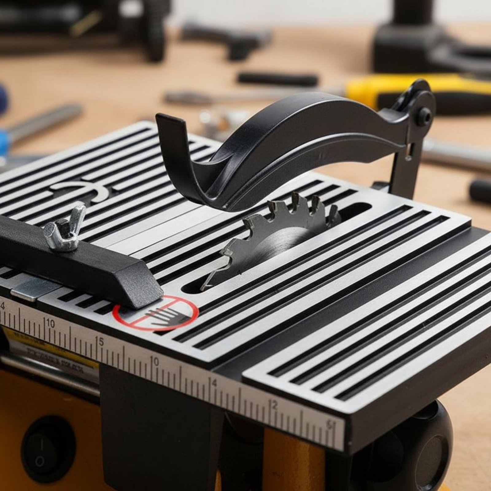 Mini Workshop Tools - Mini Table Saw Portable Miniature Bench