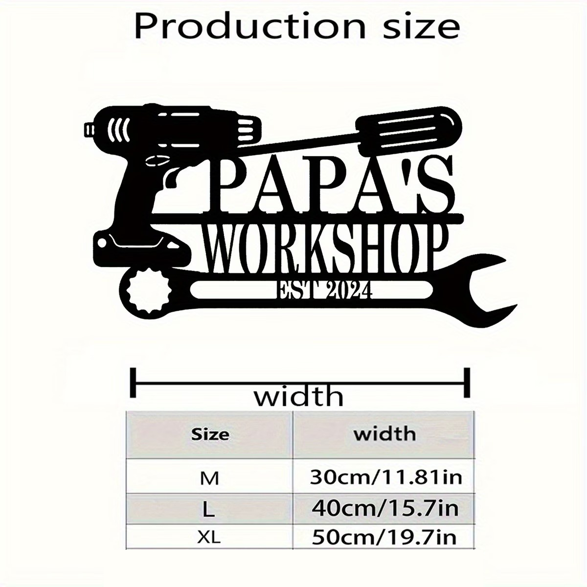 Custom Workshop Sign - Persona - Workshop Tools Name avaliação e preço