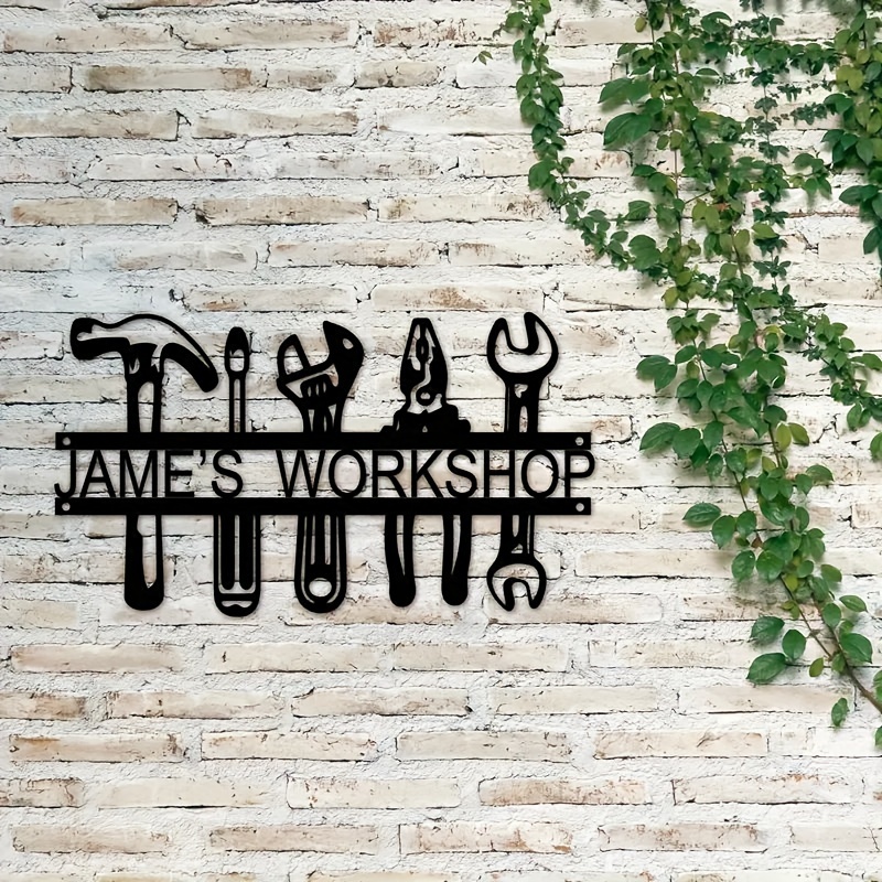 Customized Name Industrial Sty - Workshop Tools Name avaliação e preço