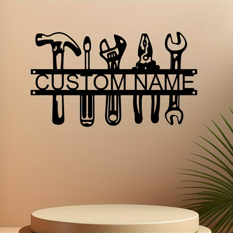 Customized Name Industrial Sty - Workshop Tools Name avaliação e preço