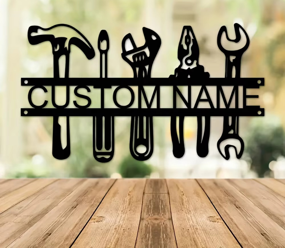 Customized Name Industrial Sty - Workshop Tools Name avaliação e preço