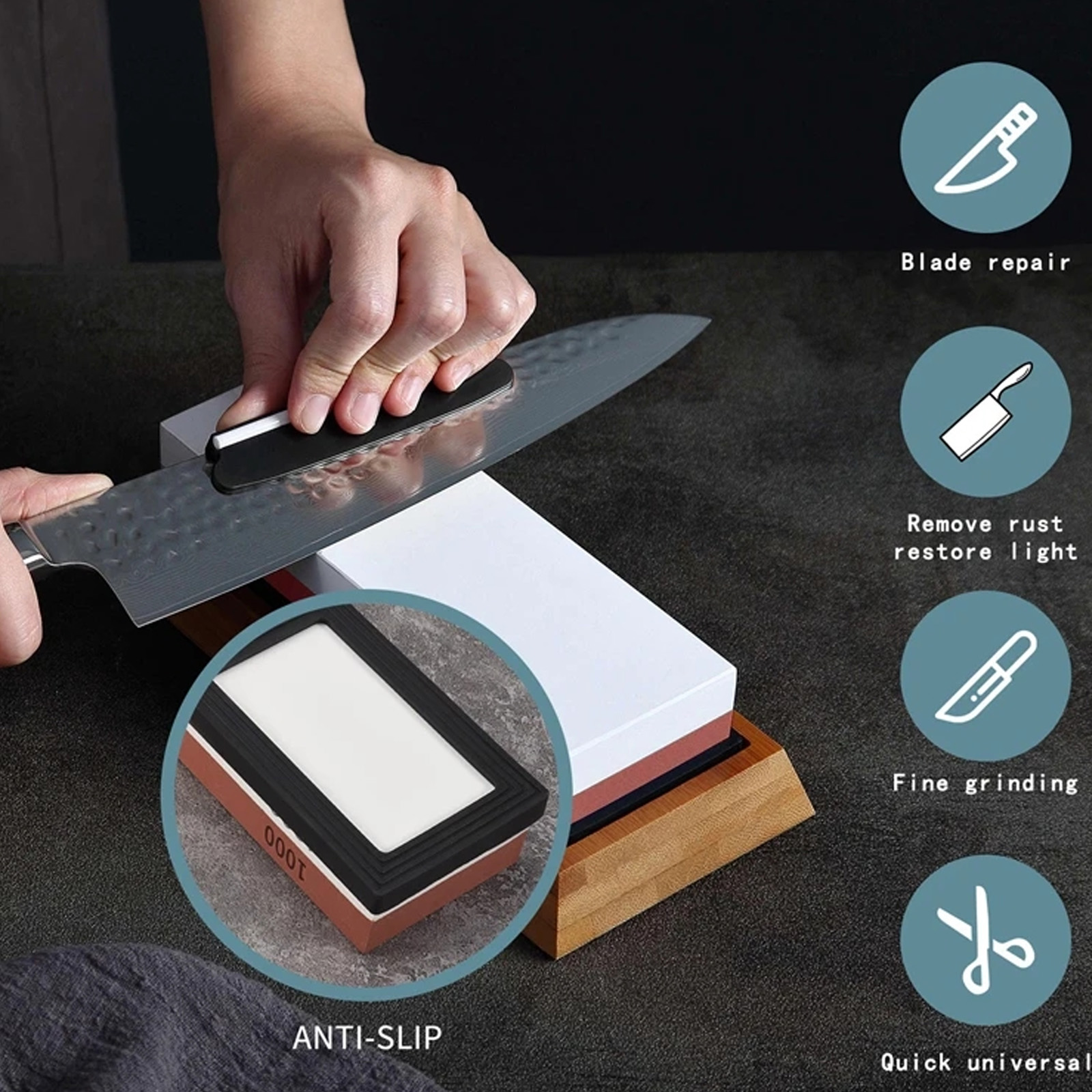 Whetstone Sharpening Stones Pr - Sharpening Stone Whetstone avaliação e preço