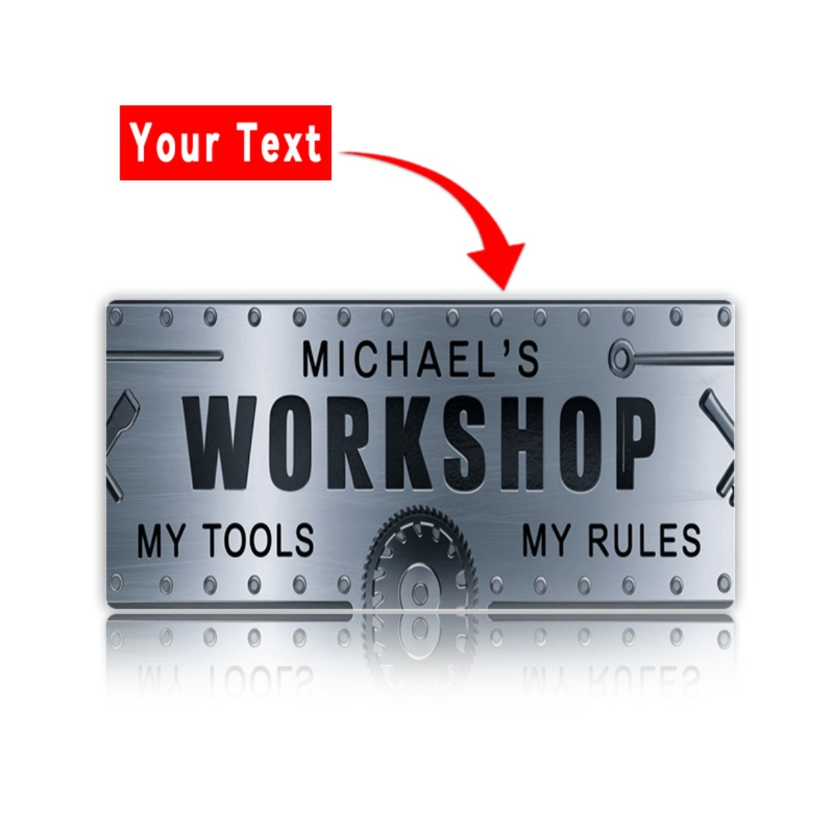Personalized Name Workshop Alu - Workshop Tools Name avaliação e preço