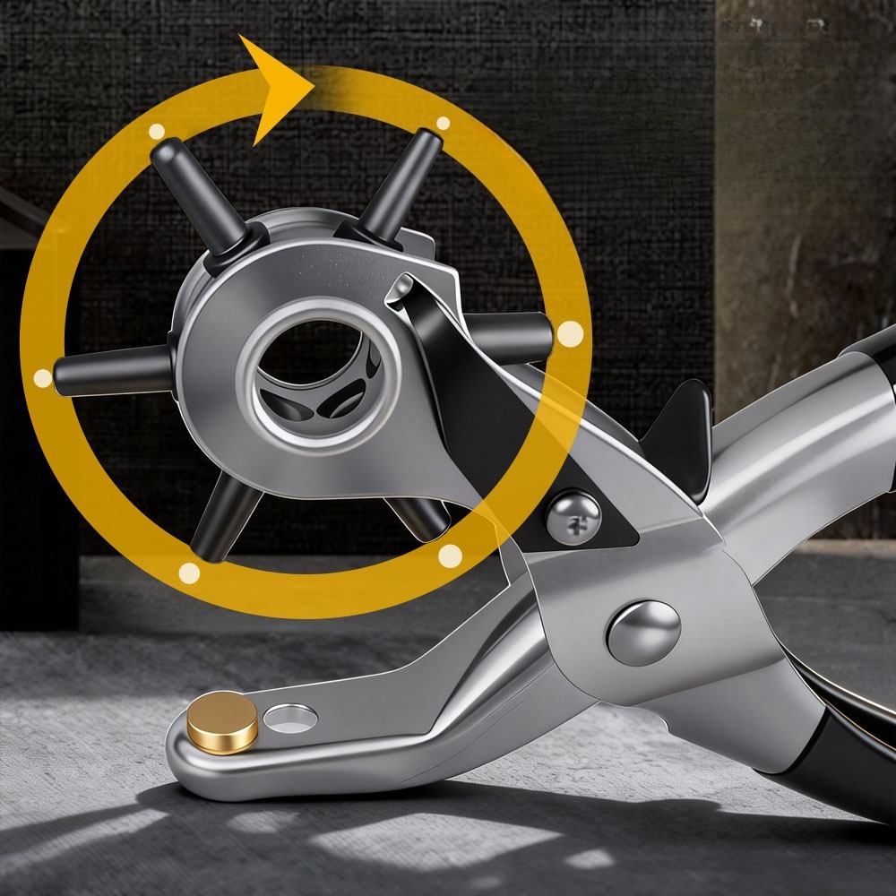 1pc-Belt Punch Pliers Leather  - Mechanical Workshop Tools And Equipment avaliação e preço
