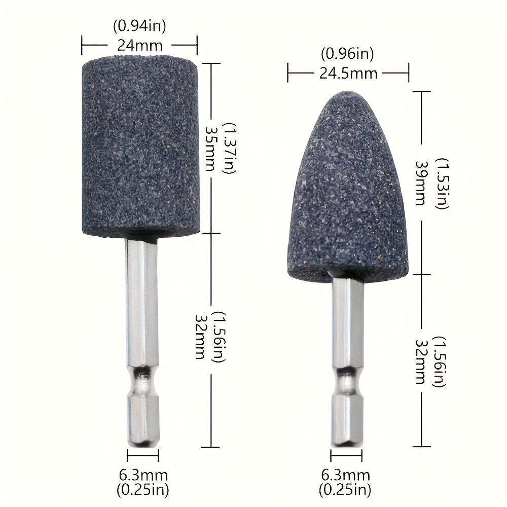 4Pcs Grinding Wheel Heads with - Sharpening Stone Whetstone avaliação e preço