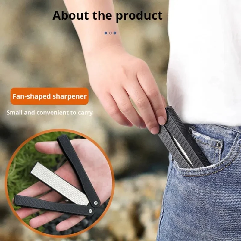 1pc Portable Double Side Grind - Sharpening Stone Whetstone avaliação e preço