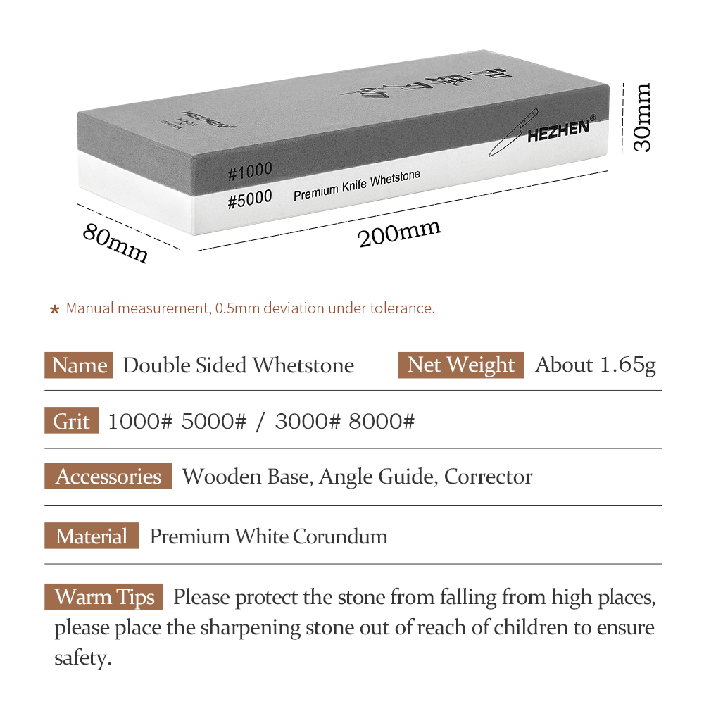 HEZHEN Kitchen Knife Diamond S - Sharpening Stone Whetstone avaliação e preço