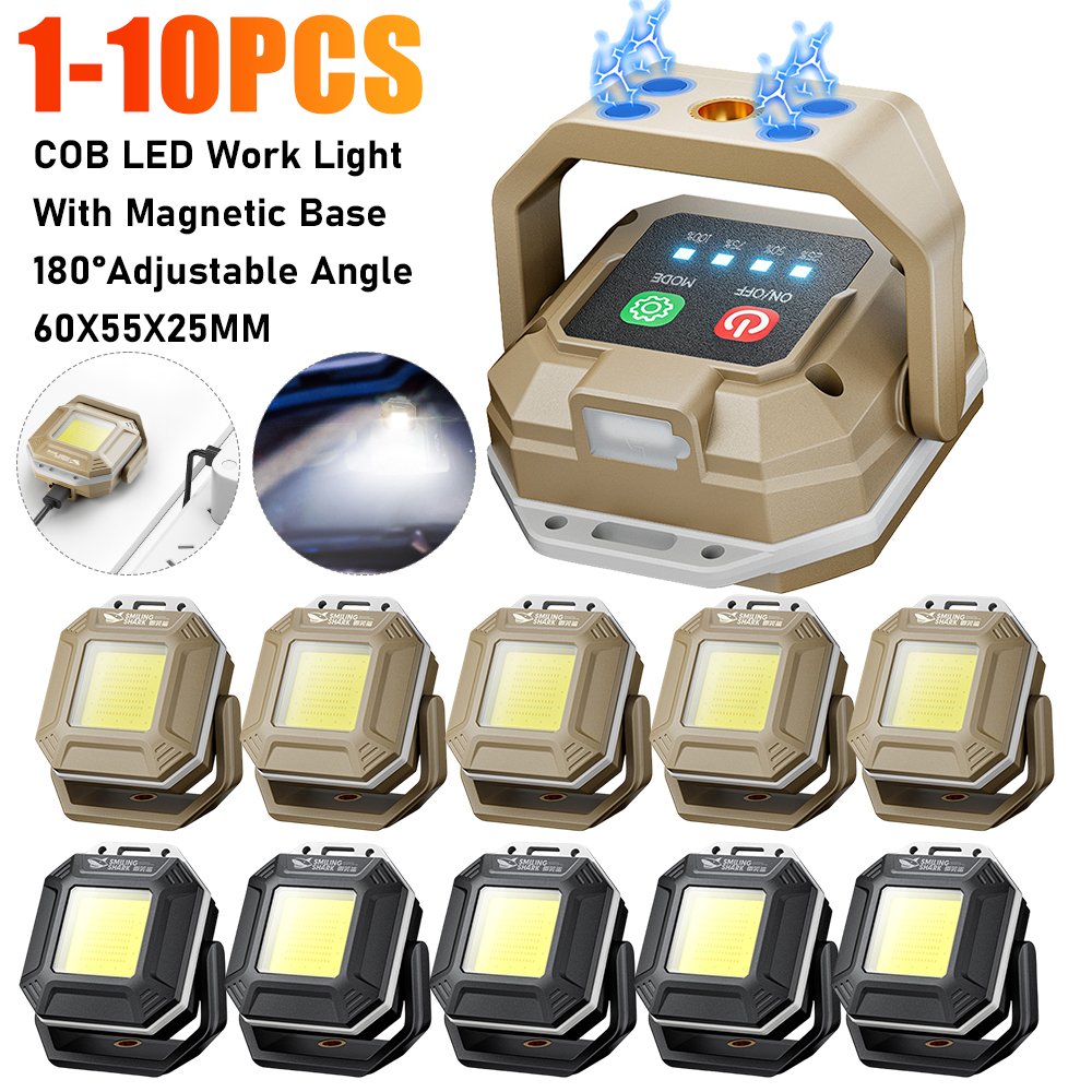 1-10PCS COB LED Work Light Wit - Mini Workshop Tools avaliação e preço