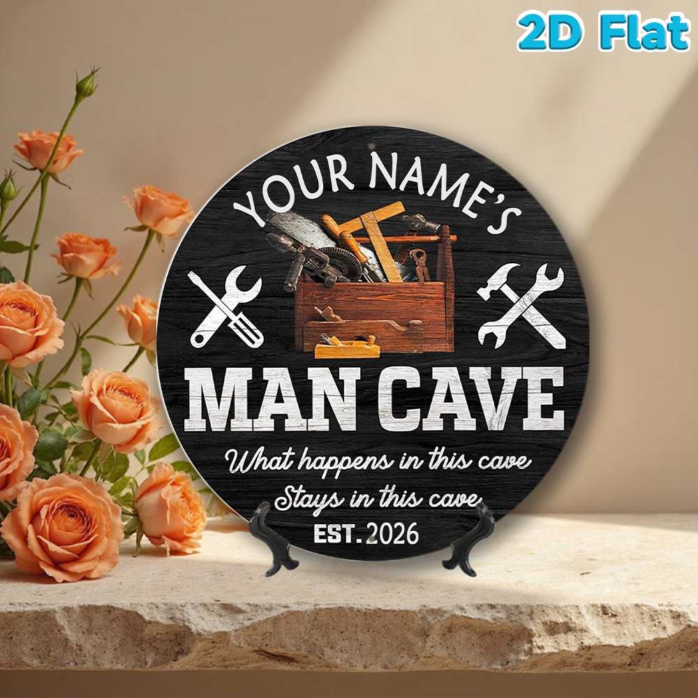 Custom Name & Year Man Cave Ro - Workshop Tools Name avaliação e preço