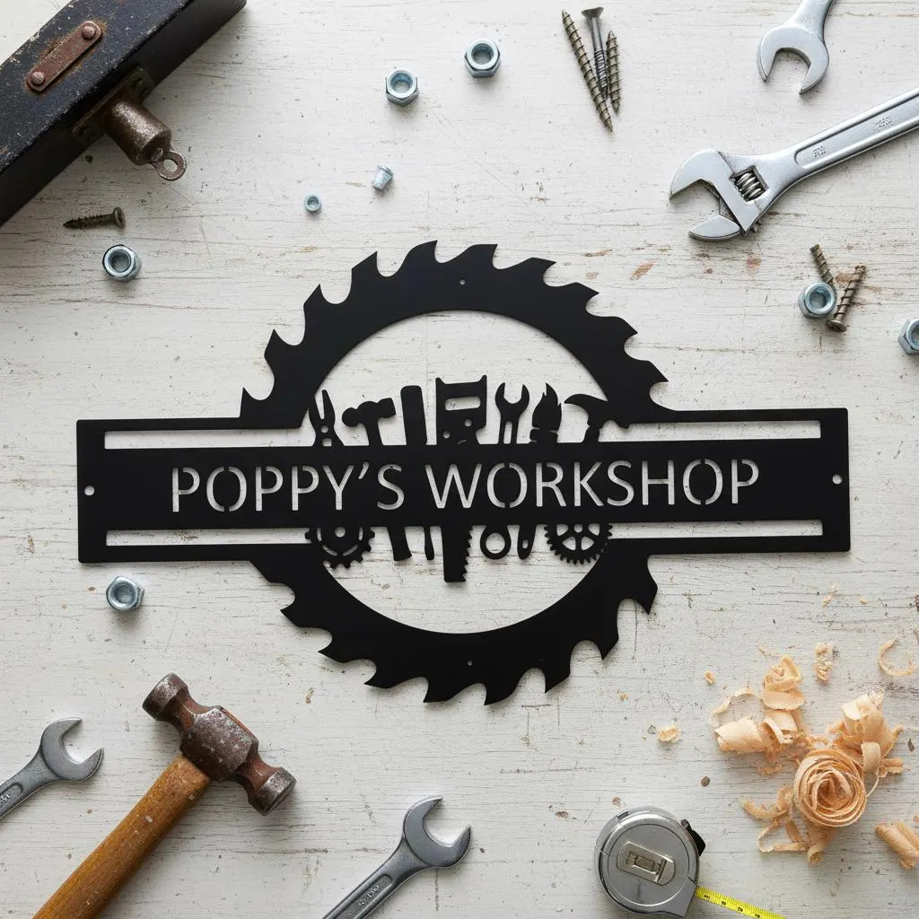 Custom Garage Name Sign,Worksh - Workshop Tools Name avaliação e preço