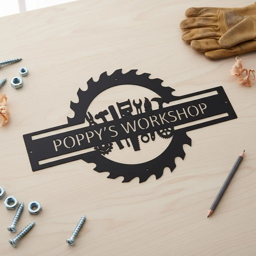 Custom Garage Name Sign,Worksh - Workshop Tools Name avaliação e preço