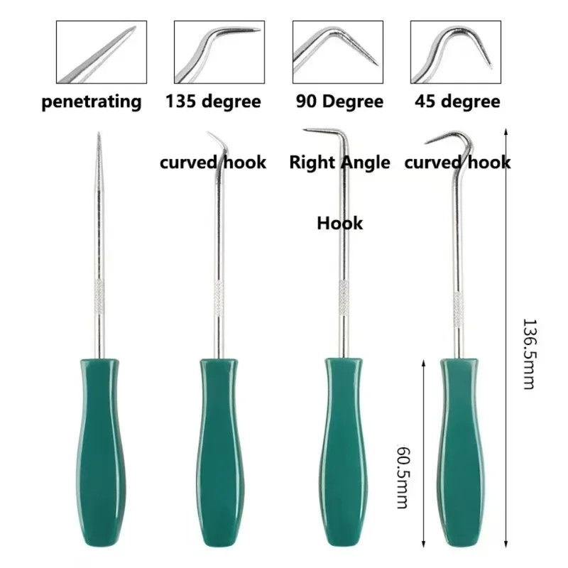 4Pcs 135mm Oil Seal Pick Hooks - Mini Workshop Tools avaliação e preço