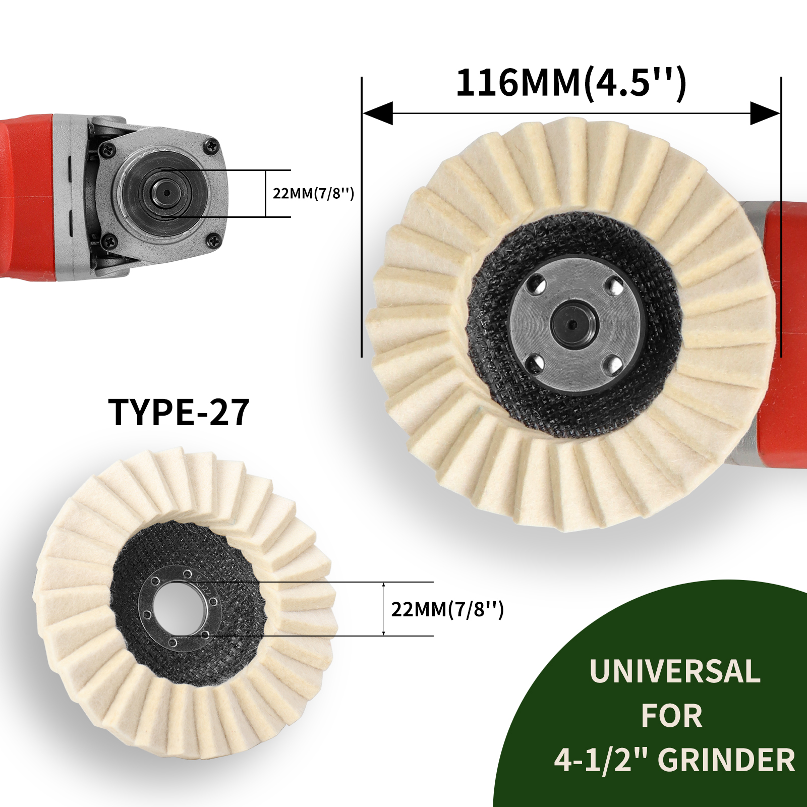 1/3Pcs Wool Polishing Wheel Po - Sharpening Stone Whetstone avaliação e preço