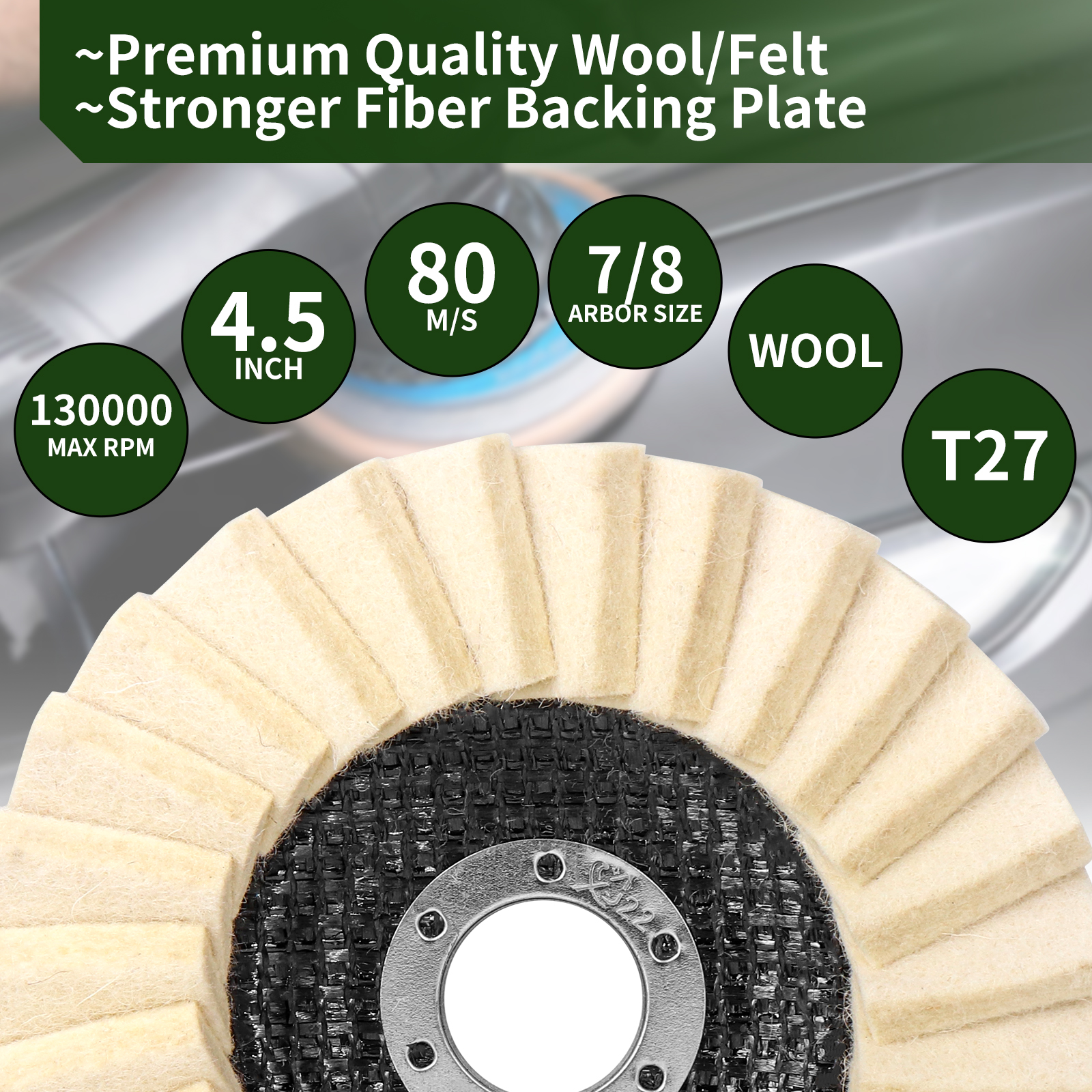 1/3Pcs Wool Polishing Wheel Po - Sharpening Stone Whetstone avaliação e preço
