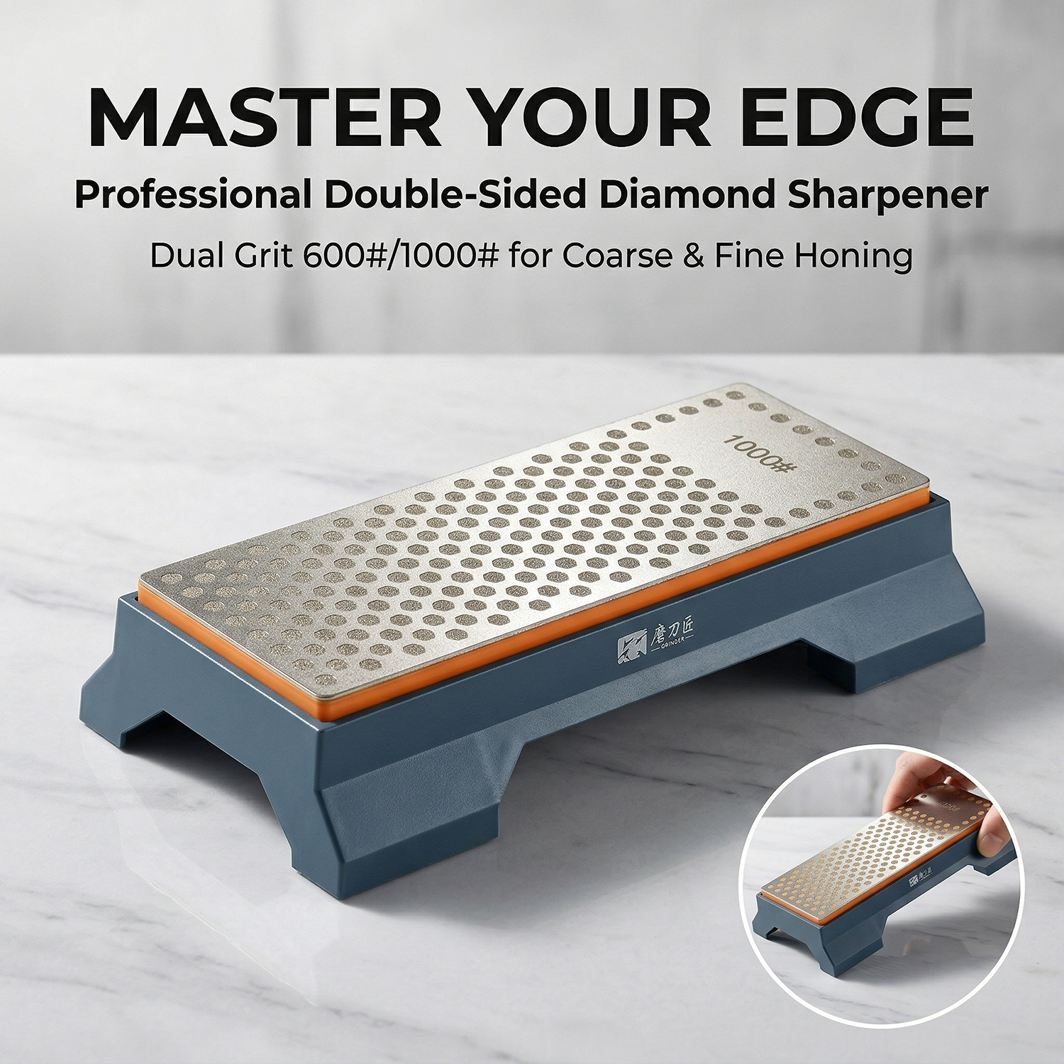 Dual-Sided Diamond Sharpening  - Sharpening Stone Whetstone avaliação e preço