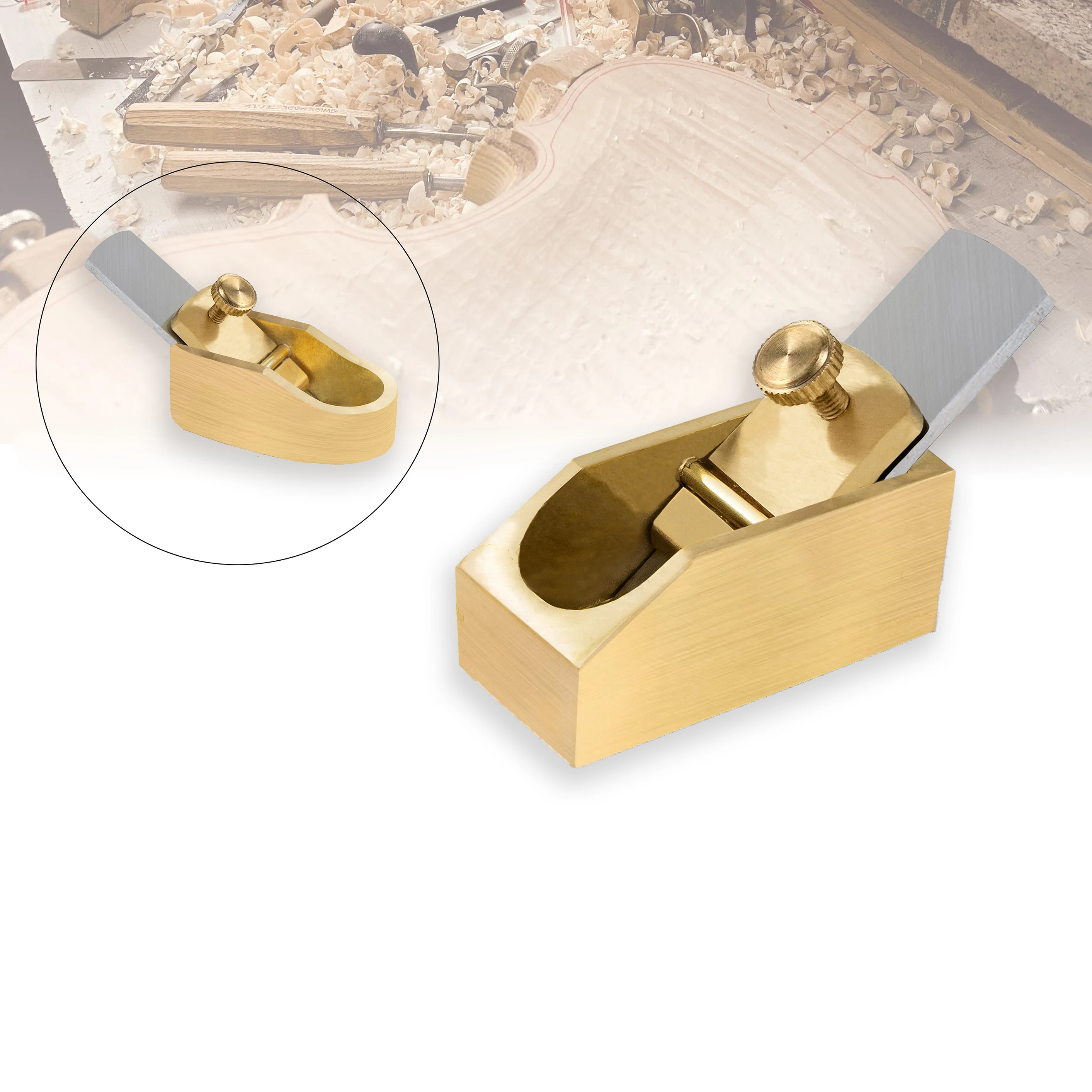 Size/Shape Optional Copper Bra - Hand Plane Block avaliação e preço