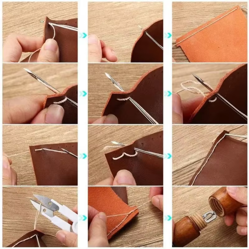 1 Set Leather Sewing Stitching - Mechanical Workshop Tools And Equipment avaliação e preço