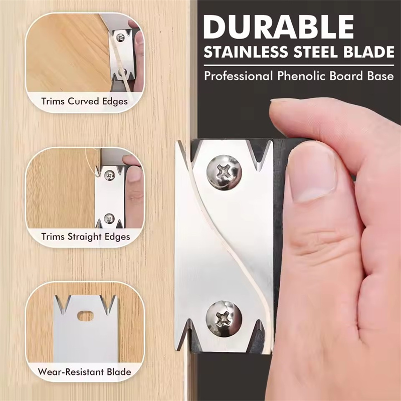 1pc Metal Edge Banding Trimmer - Hand Plane Block avaliação e preço