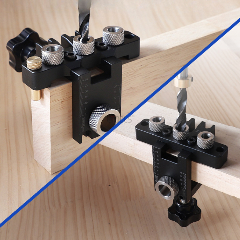3 in1 Adjustable Doweling Jig  - Mini Workshop Tools avaliação e preço